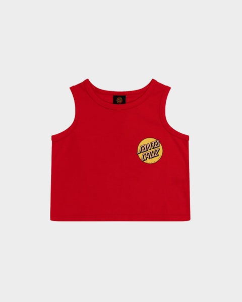 Santa Cruz Girls Other Dot Chest Crop Tank - Sum24 Carousel 1