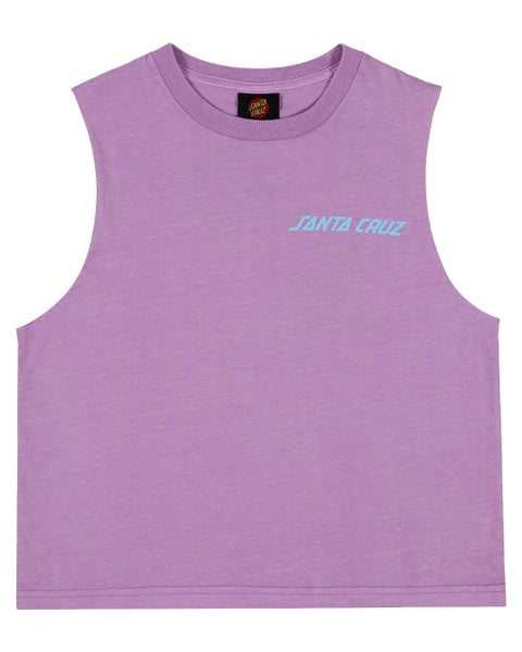 Santa Cruz Girls SC Delta Strip Crop Muscle - Sum24 Carousel 3
