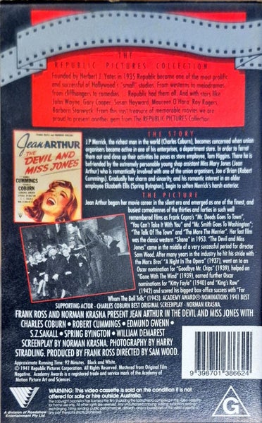 Devil and Miss Jones, The (VHS) Carousel 2