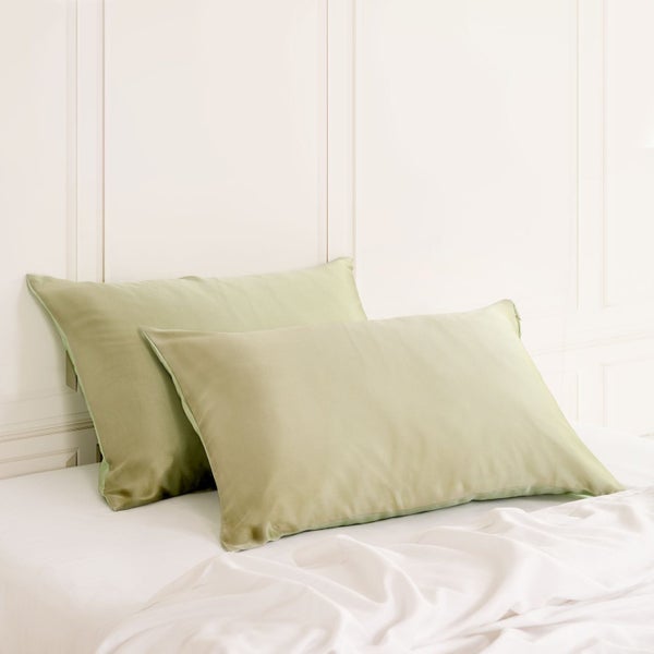 Silk Pillow Case Twin Pack Size: 51X76cm Sage Carousel 2