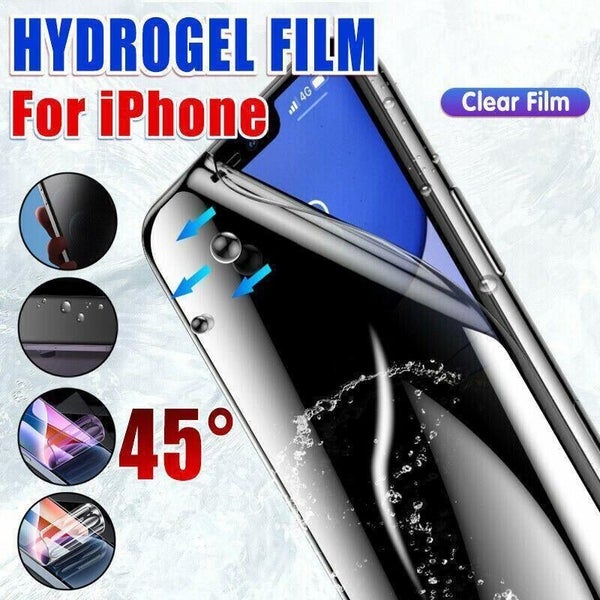 Clear Film Iphone 13 12 11 Pro Xs Max Plus Hydrogel Screen Protector For 7+/8+ Carousel 2