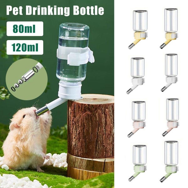 Pet Water Bottle For Hamster Guinea Pig Rabbit Vacuum Drinking Feeder Kettle 80M Carousel 2