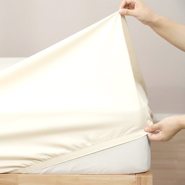 Egyptian Cotton Sheet Set Vanilla Carousel 2