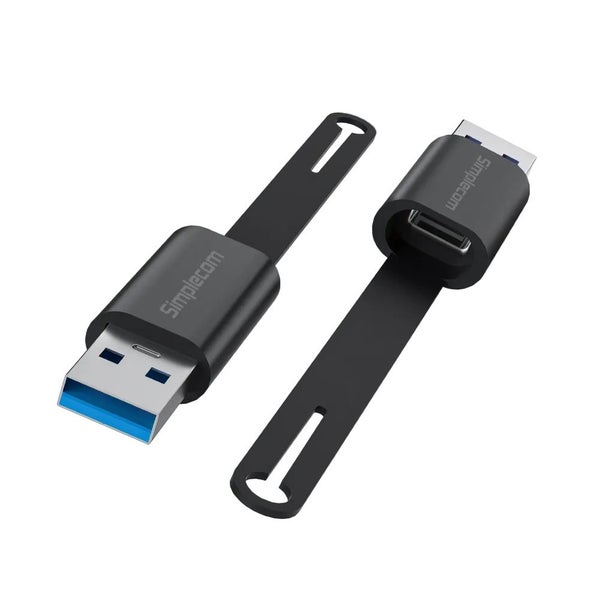 Simplecom Ca132 Usb-A Male To Usb-C Female Adapter 3.2 Gen Data & Charging Doubl Carousel 1