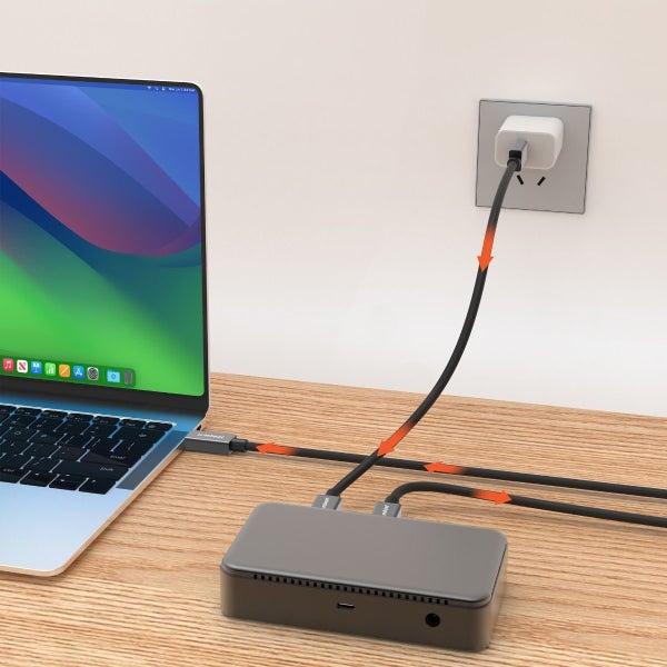 Mbeat Tough Link 1M Usb 4.0 Usb-C Cable Space Grey Carousel 2