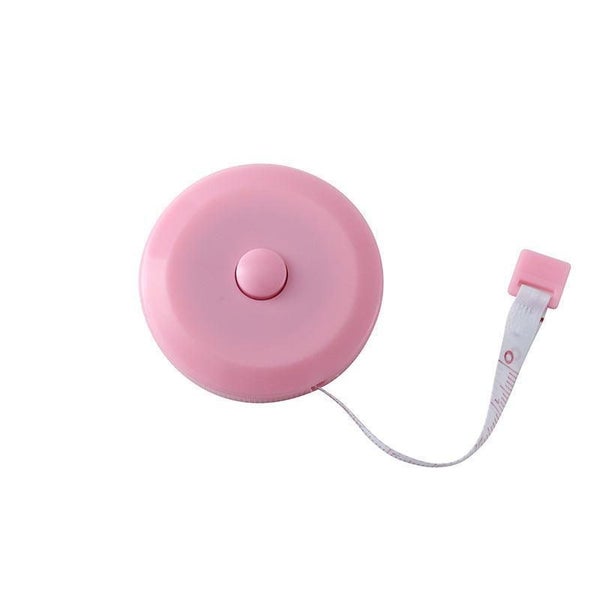 Retractable Tailor Tape Measure 150Cm Soft Body Measuring Sewing Ruler - Pink Carousel 1