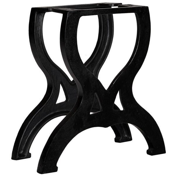 vidaXL Coffee Table Legs 2 pcs X-Frame Cast Iron Carousel 1
