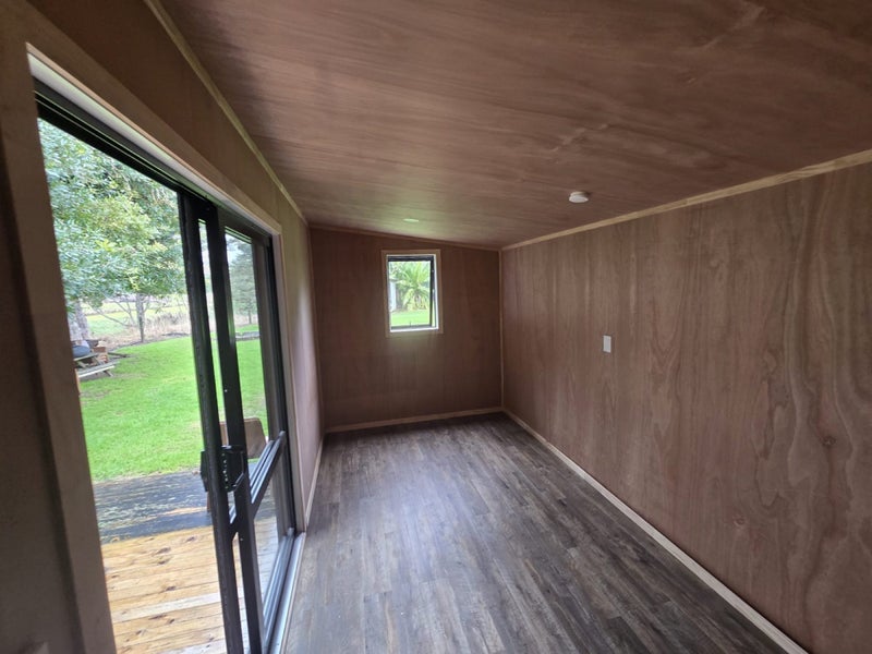 4.8mx2.4m Cabin with flooring installed. Carousel 6