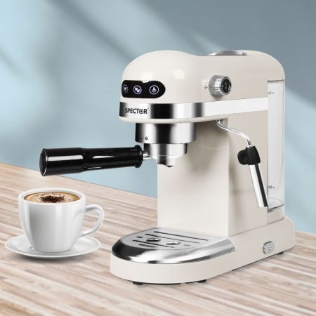 Coffee Maker Machine Espresso Milk White Carousel 8