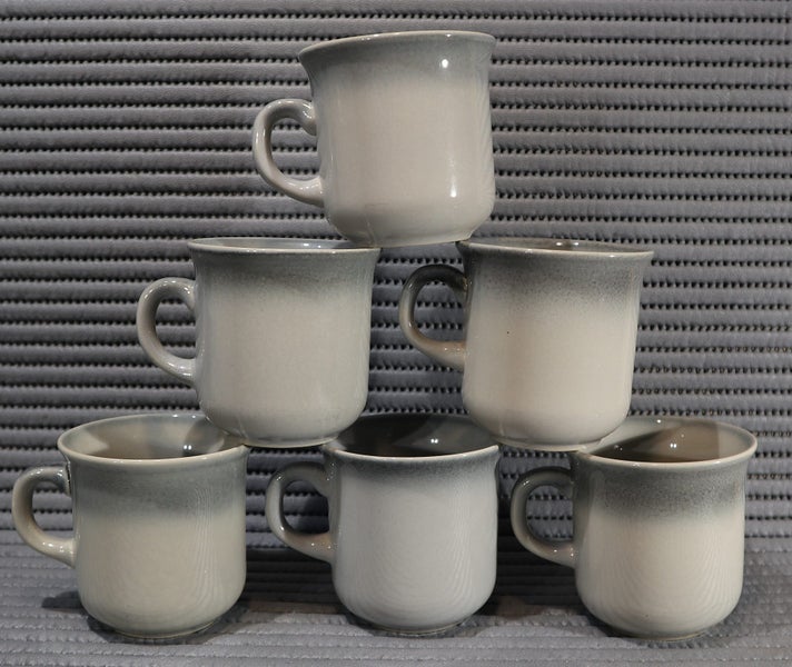 NZ Temuka Alpine Mist Coffee Mugs x6 Carousel 1
