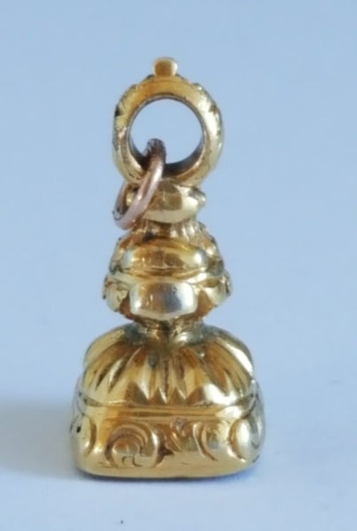 19thc Antique 18ct Gold Intaglio Agate Seal Fob *** Carousel 2