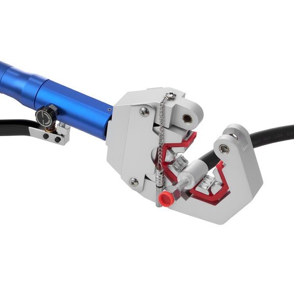 New Hydraulic Hose Crimper Manual Tool with 7 Interchangeable Dies Carousel 11
