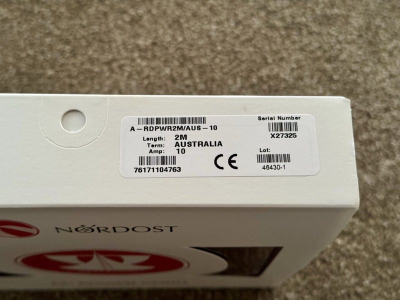 Nordost Red Dawn Power Cable (2m) – As New – Leif Range Sweet Spot Carousel 3