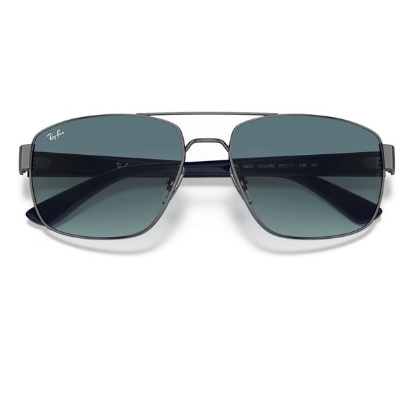 Ray-Ban RB3663 004/3M 60-17 Blue Large Gradient Sunglasses Carousel 6