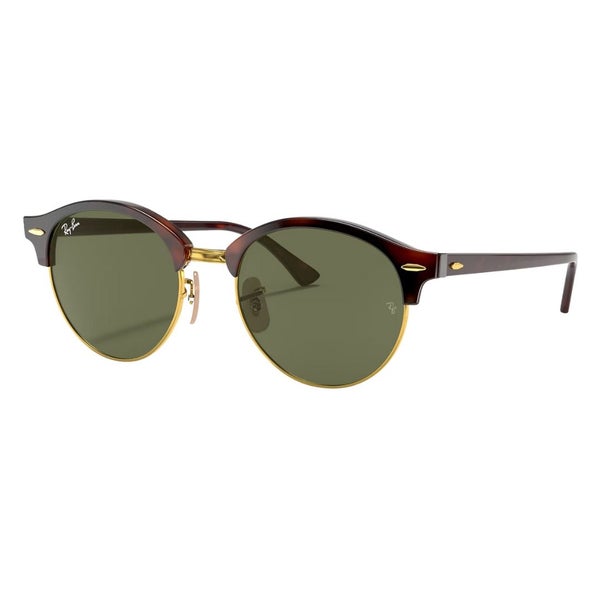 Ray-Ban Clubround Classic RB4246 990 Tortoise - Green Lenses Carousel 1