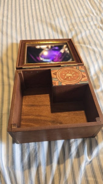 Handmade Wooden Musical Jewelry Box Carousel 1