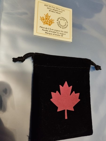 2021W 1oz Canada $5 Tailored Specimen Silver Maple Leaf NGC SP70 Signed! Carousel 2