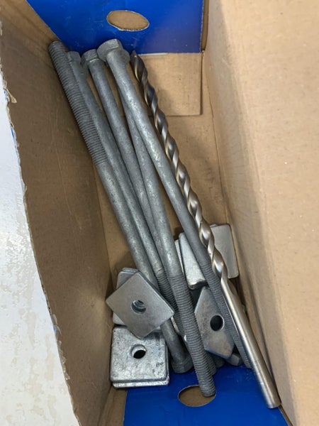 Coach bolts and nuts (6 pair) with long drill bit Carousel 1