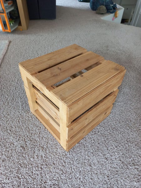 Wooden Storage Crate/Rustic Wooden Box Carousel 2