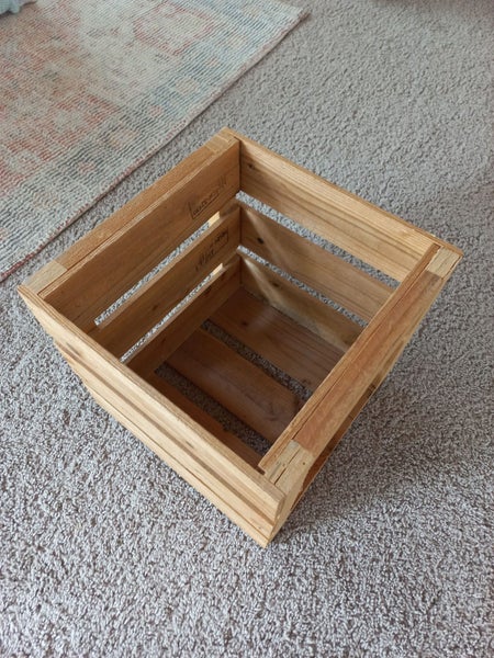 Wooden Storage Crate/Rustic Wooden Box Carousel 3