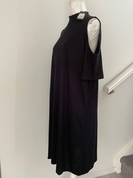 New Look Cold Shoulder Ribbed Swing Dress ~ Size 22 Carousel 2