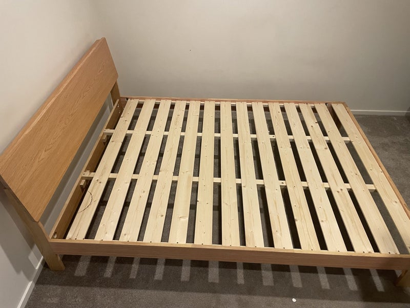 Brand New Queen bed frame only. Solid wood Carousel 2