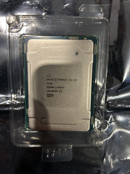 Intel® Xeon® Silver 4216 Processor 22M Cache, 2.10 GHz, 16 cores\32 threads Carousel 1