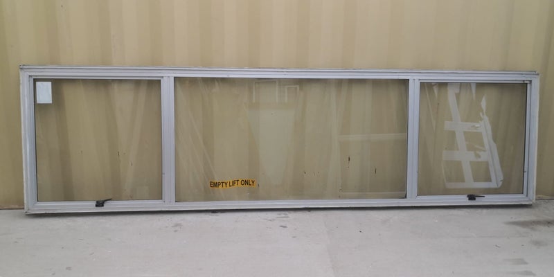 WIDE Aluminium Window Silver 3000 W x 800 H [#4872 SF] Carousel 2