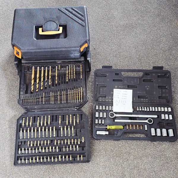 3 layers of bulk drill driver bits and big sockets set Carousel 1