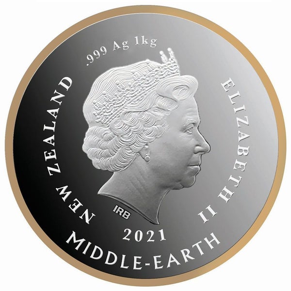 Rare Silver 1Kg The Lord of the Rings 20th Anniversary- Mintage 100 Worldwide Carousel 2