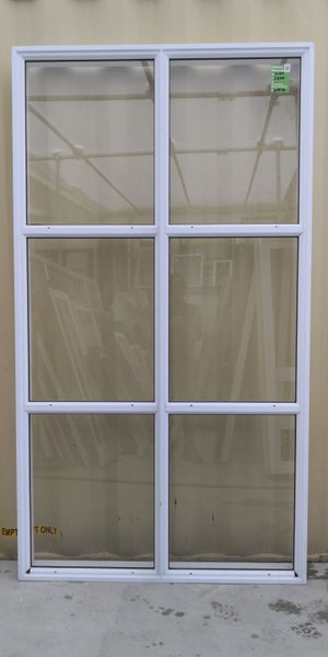 STAIRWELL Aluminium Window White 1250 W x 2300 H [#4875 SF] Carousel 1