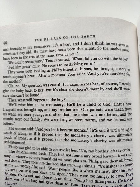 The Pillars of the Earth by Ken Follett, 1989, RARE. FIRST EDITION - BOOK PROOF Carousel 7