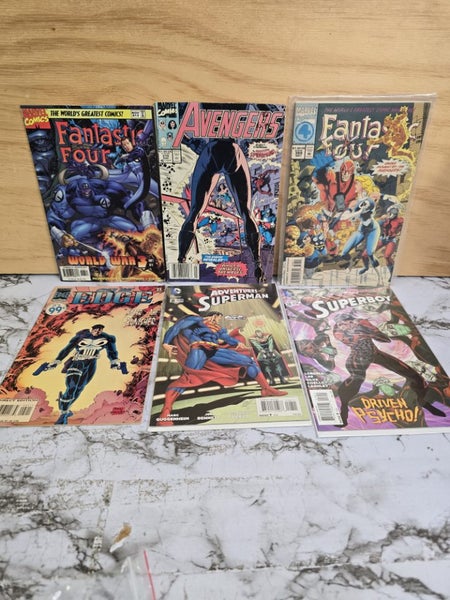6x Marvel and DC Comic Collection Carousel 1