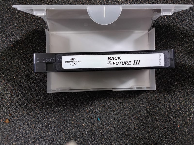 Back To The Future Trilogy 3 x VHS Tapes Carousel 1