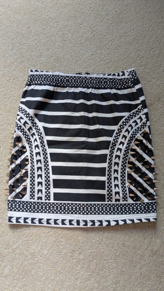 Studded spike mini skirt Carousel 1