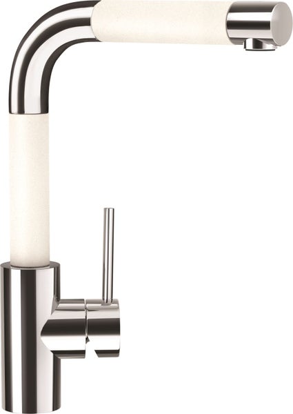 SCHOCK brand ALPINE PIKE SINK MIXER, WHite and Chrome RRP $1199 Made in germany Carousel 1