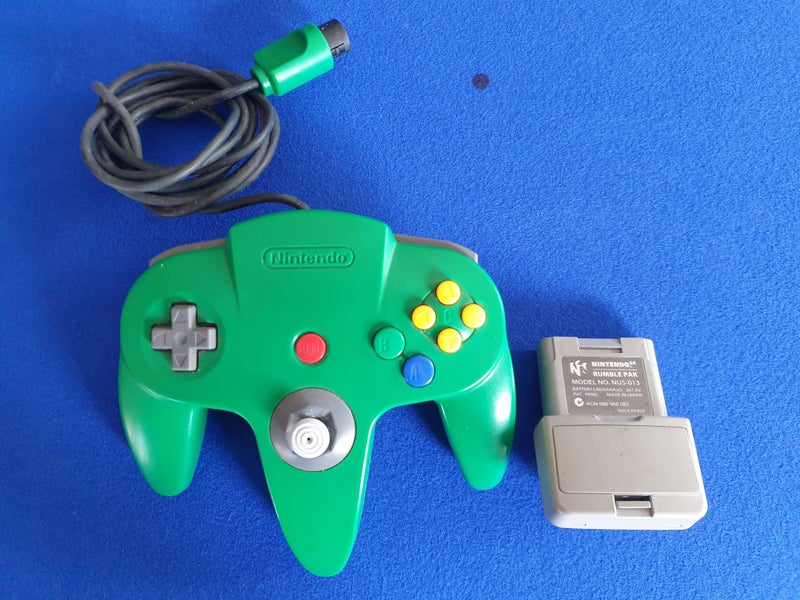 Nintendo 64 Controller with Rumble Pack Carousel 1