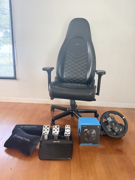 Sim Racing Bundle – Noblechairs + Logitech G920 Wheel, Pedals & Shifter Carousel 1