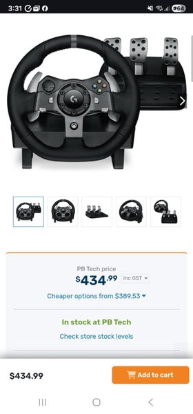 Sim Racing Bundle – Noblechairs + Logitech G920 Wheel, Pedals & Shifter Carousel 6