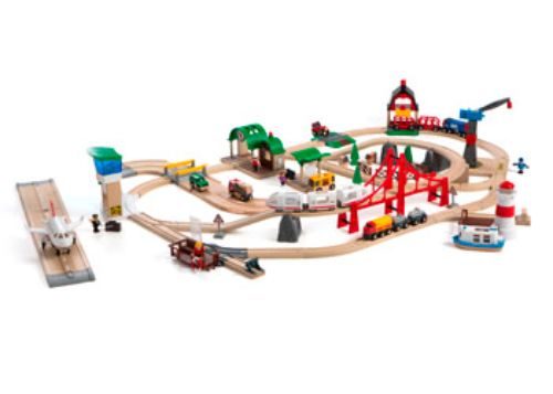 BRIO Set - Railway World Deluxe Set 106 pieces Carousel 2