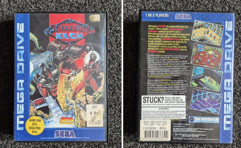 Skeleton Krew - MegaDrive - FREE SHIPPING IN NZ Carousel 1