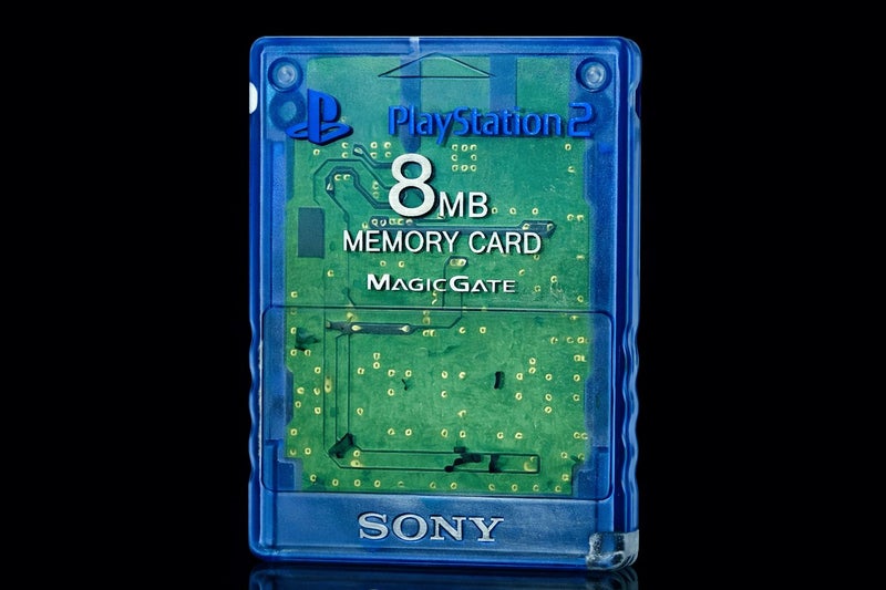 GENUINE SONY PS2 Memory Card 8MB - Blue (MagicGate) Carousel 1