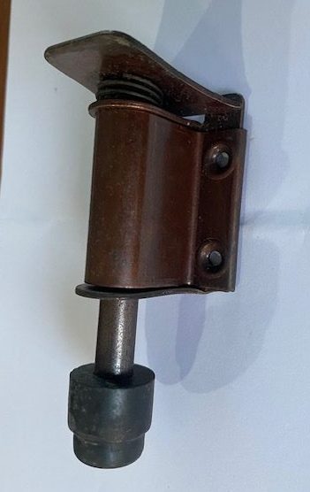 Vintage Metal Spring Loaded Door Stopper Carousel 2