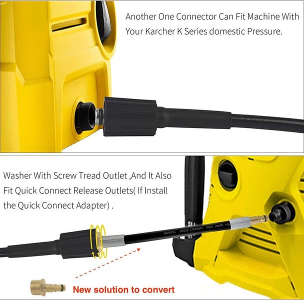 15M High Pressure Washer Replacement Hose for Karcher K Series (K2-K7) Carousel 9