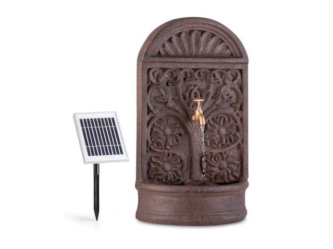 Wall Fountain Solar with Solar Pump Carousel 2