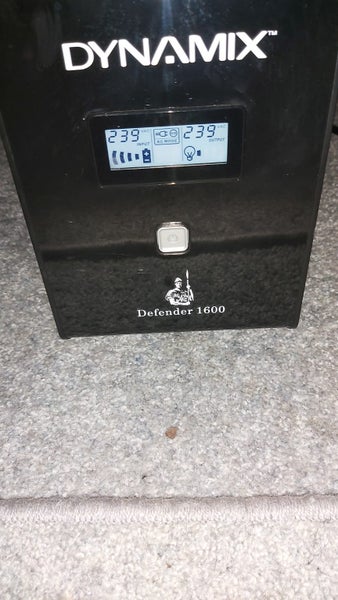 UPS Dynamix UPSD1600 Defender 1600VA (960W) Line Interactive UPS, 3x NZ Power Carousel 1