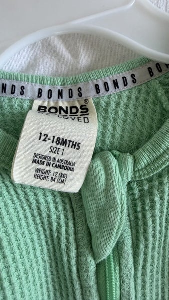 Bonds waffle wondersuit SIZE 1 Carousel 3