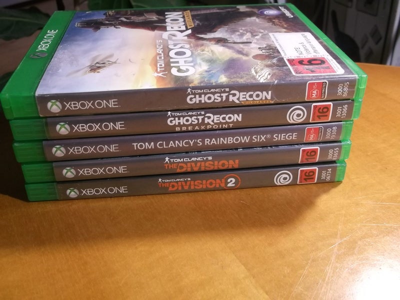 Tom Clancy's Games Bulk Buy / Bundle - Xbox One x 5 Games - All Good Condition Carousel 1