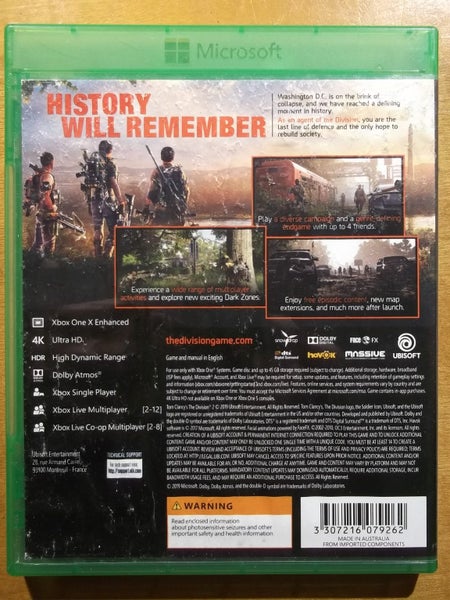 Tom Clancy's Games Bulk Buy / Bundle - Xbox One x 5 Games - All Good Condition Carousel 8