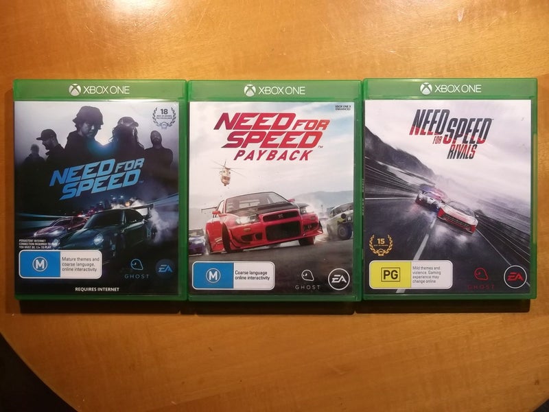 Need for Speed Bulk Buy / Bundle - Xbox One x 3 Games - All VG Condition Carousel 2